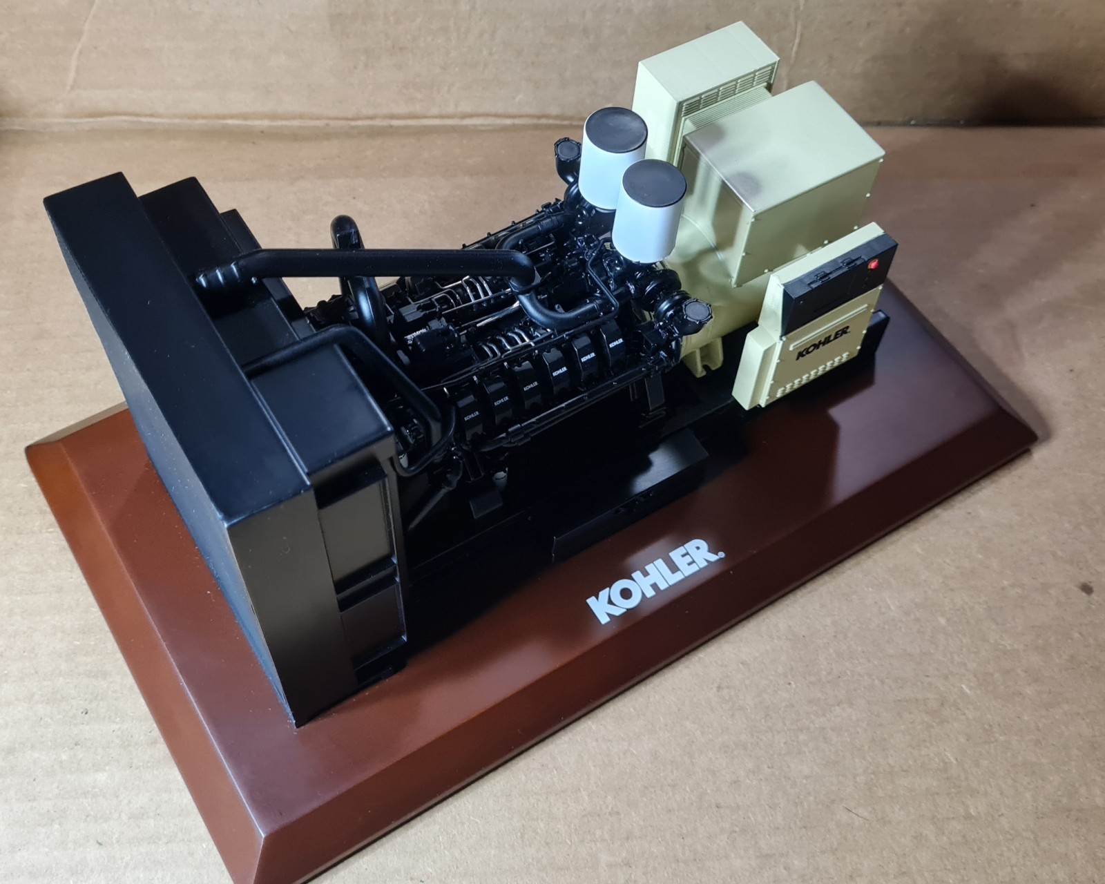 1:28 KOHLER SDMO Diesel Generator Set Construction Equipment Diecast Model