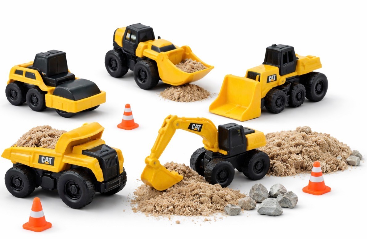 CAT Caterpillar Little Machines 5pk Construction Vehicles Set NEW 2025 Funrise