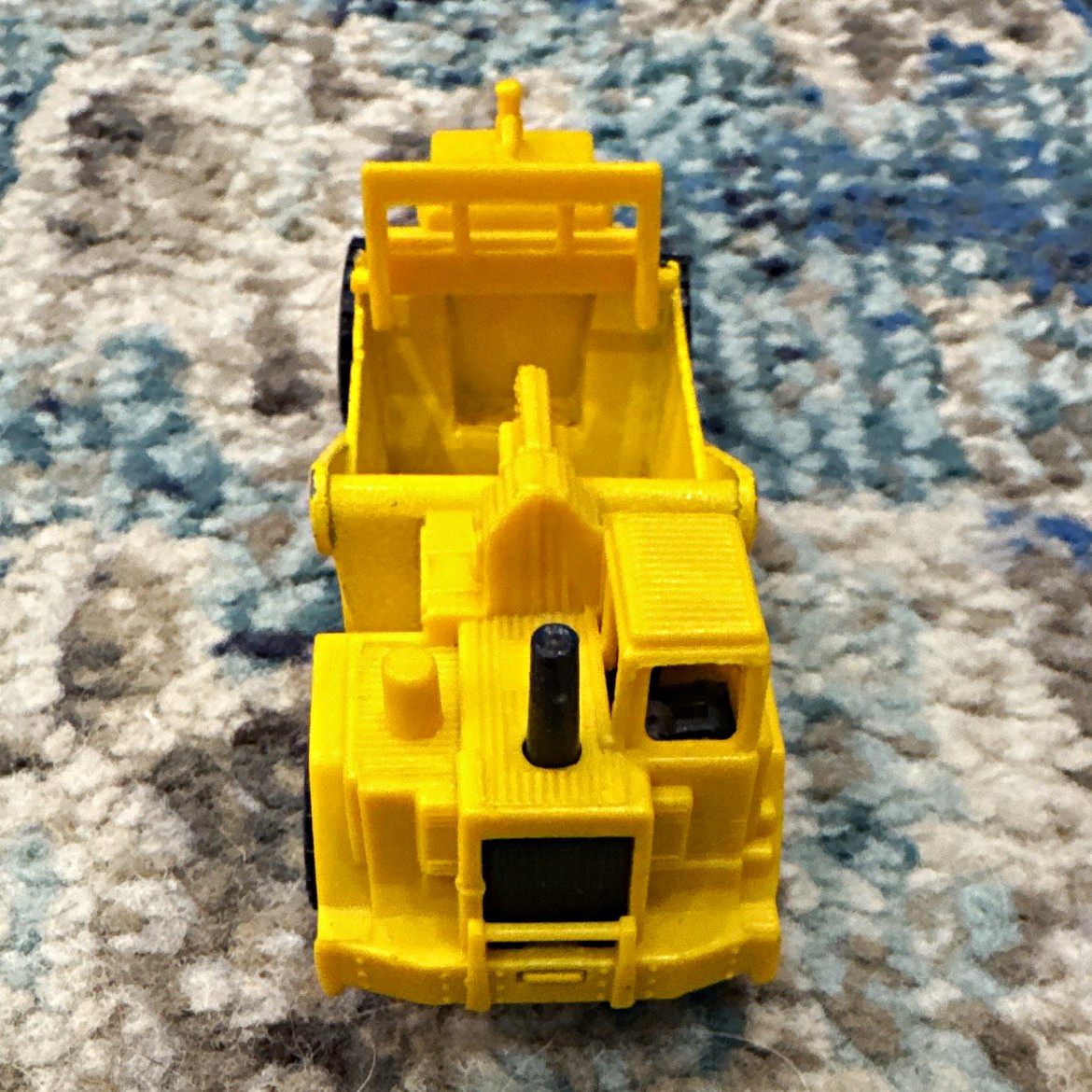 Mattel Hot Wheels Vintage Diecast Construction Scraper Yellow/Black 1986