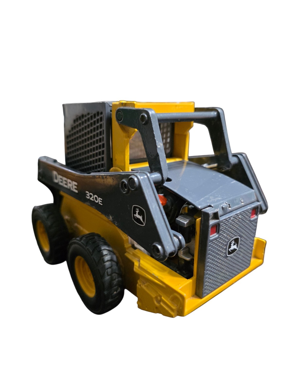 John Deere 320E Skid Steer 1:16 Ertl Prestige Diecast Loader Heavy-Duty READ