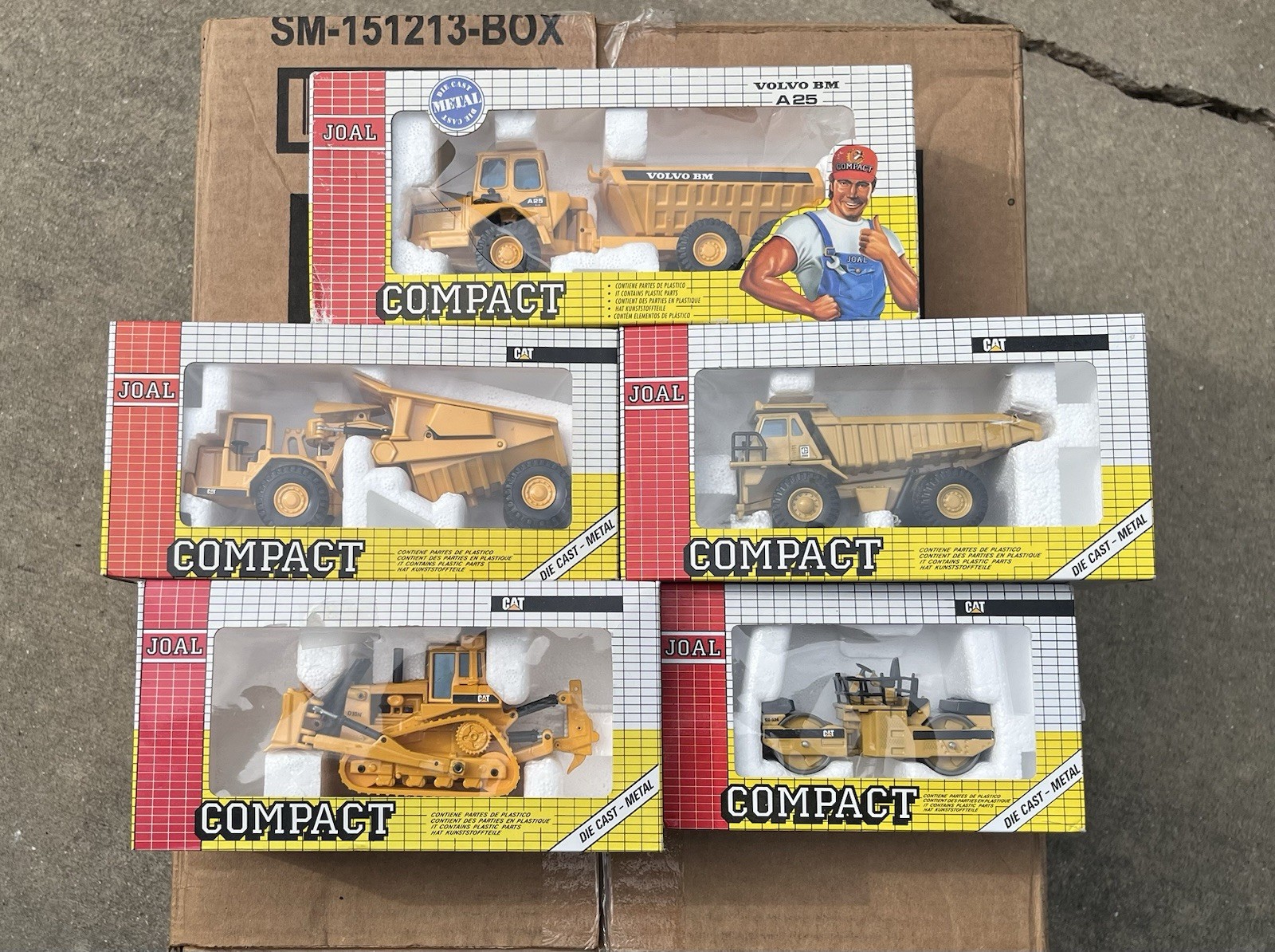 joal diecast construction equipment
