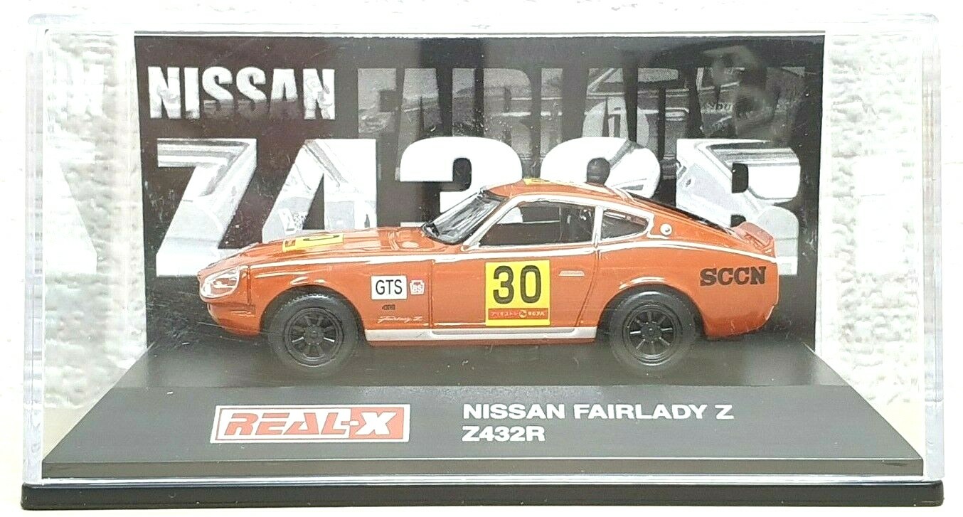 1/72 Real-X NISSAN DATSUN FAIRLADY Z Z432R #30 ORANGE SCCN diecast car model
