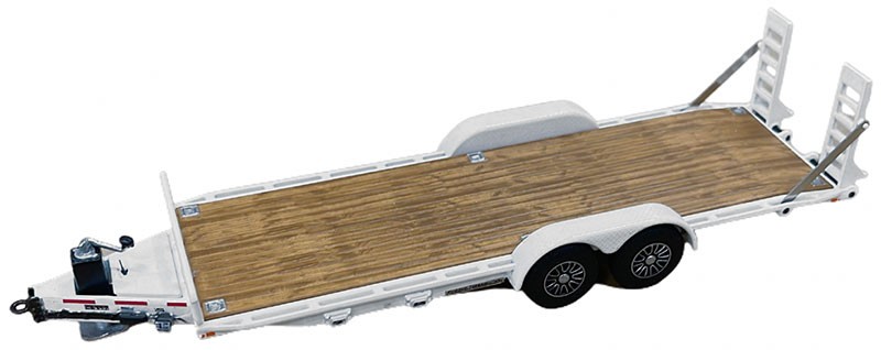 Weiss Brothers WBR031-2001 1:50 White Mirsberger Utility Trailer