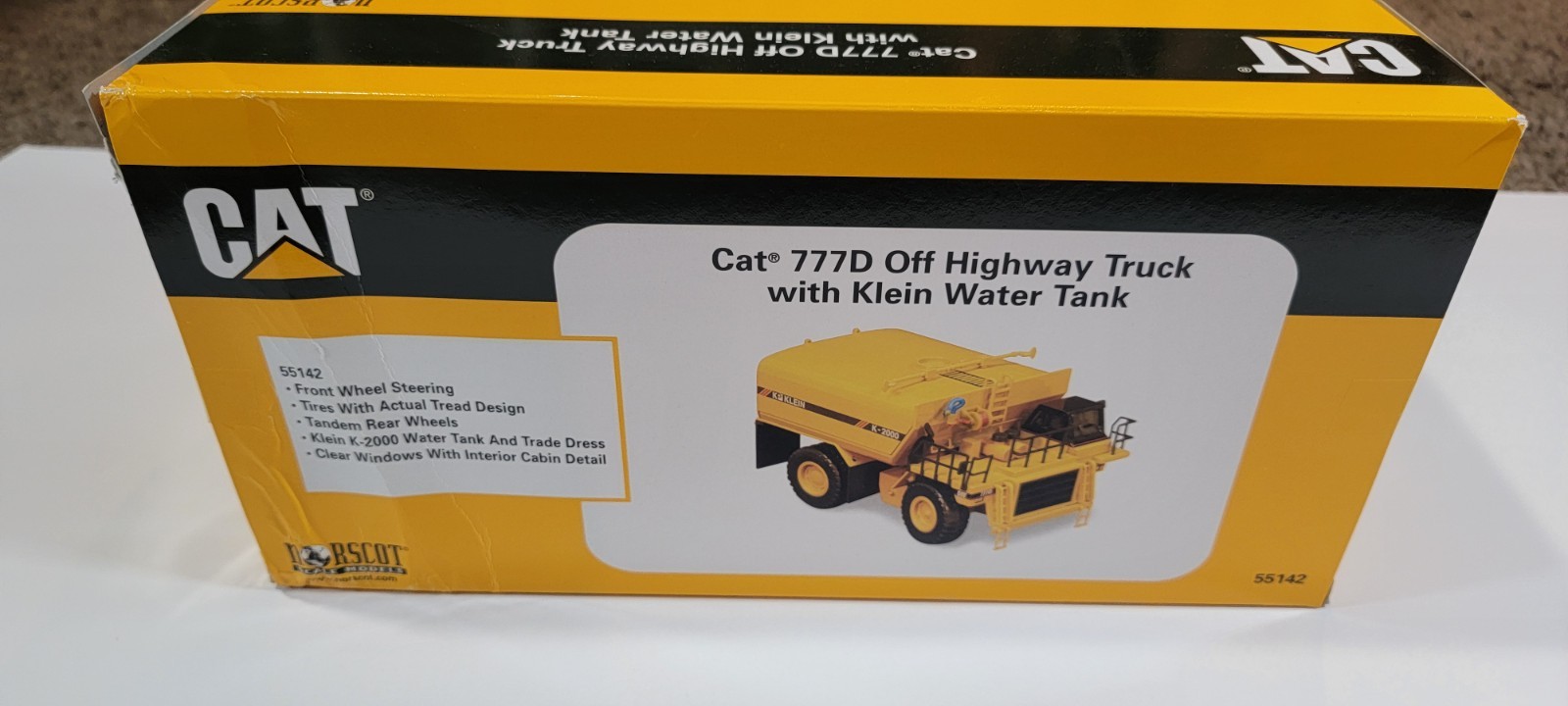 Norscot 55142 Caterpillar CAT 777D Off Highway Klein Water Truck 1:50 Scale