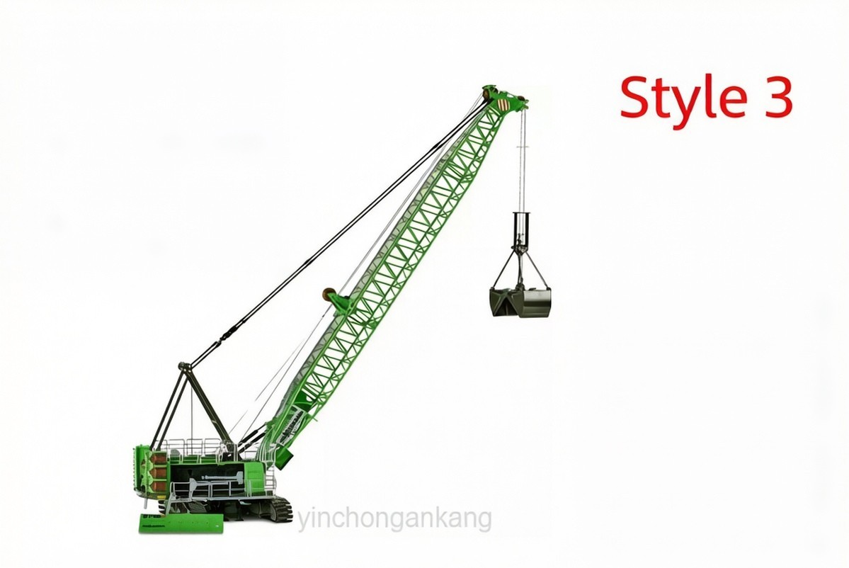 Sennebogen 6140E HD Crawler Crane Clamshell – Ros 1:50 Scale Model