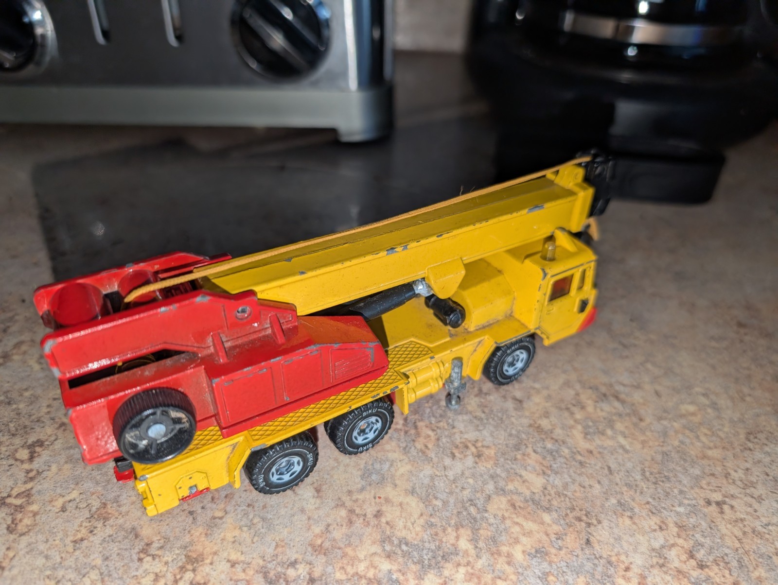 Siku Faun Kranwagen Mobile Crane 1:55 Scale Diecast West Germany Used MM Trains