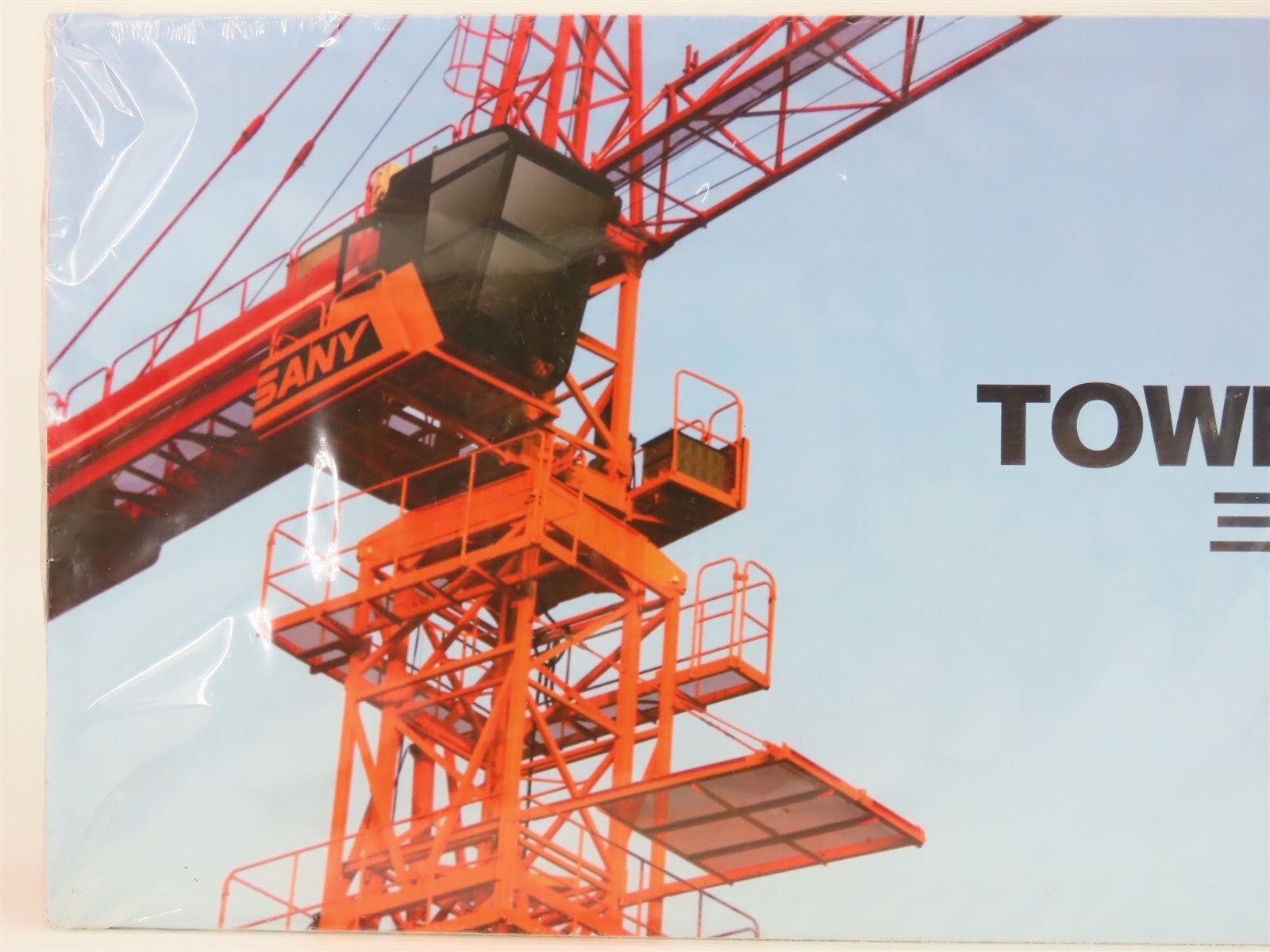 Sany Tower Crane – Red/Yellow – China 1:75 Scale Diecast Model New