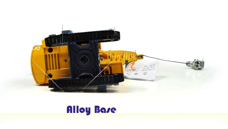 1:87 KDW 1891 Liebherr Track Excavator Tower Crane Engineering Diecast Model