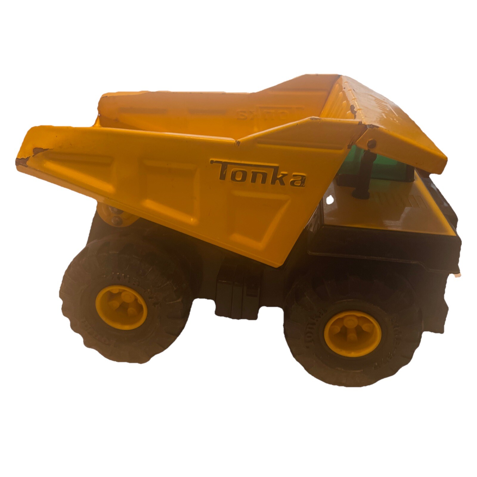 2012 Hasbro TONKA Dump Truck Metal Pressed Steel Large Yellow #26670