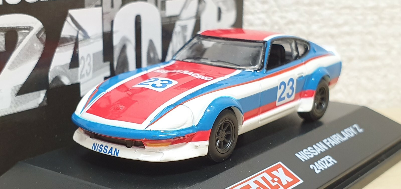 1/72 Real-X NISSAN DATSUN FAIRLADY Z 240ZR #23 RACING diecast car model