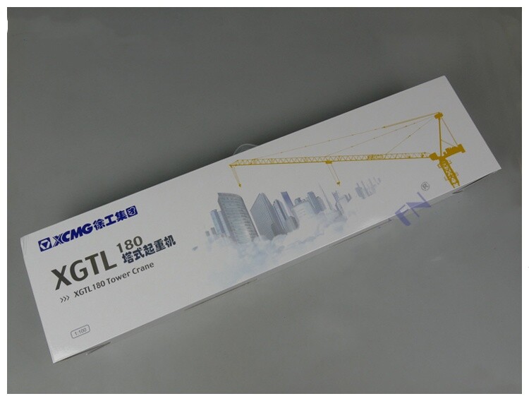 1:100 XCMG XGTL 180 Tower Crane Constuction Machine Equipment Diecast Model