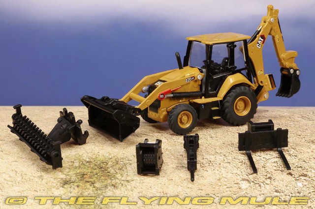 Diecast Masters 1:64 420 XE Backhoe Loader w/5 Work Tools