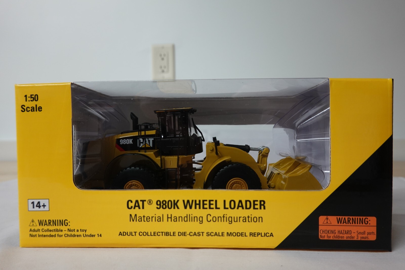 NORSCOT 55289 CAT 980K WHEEL LOADER 1:50 SCALE N.I.B
