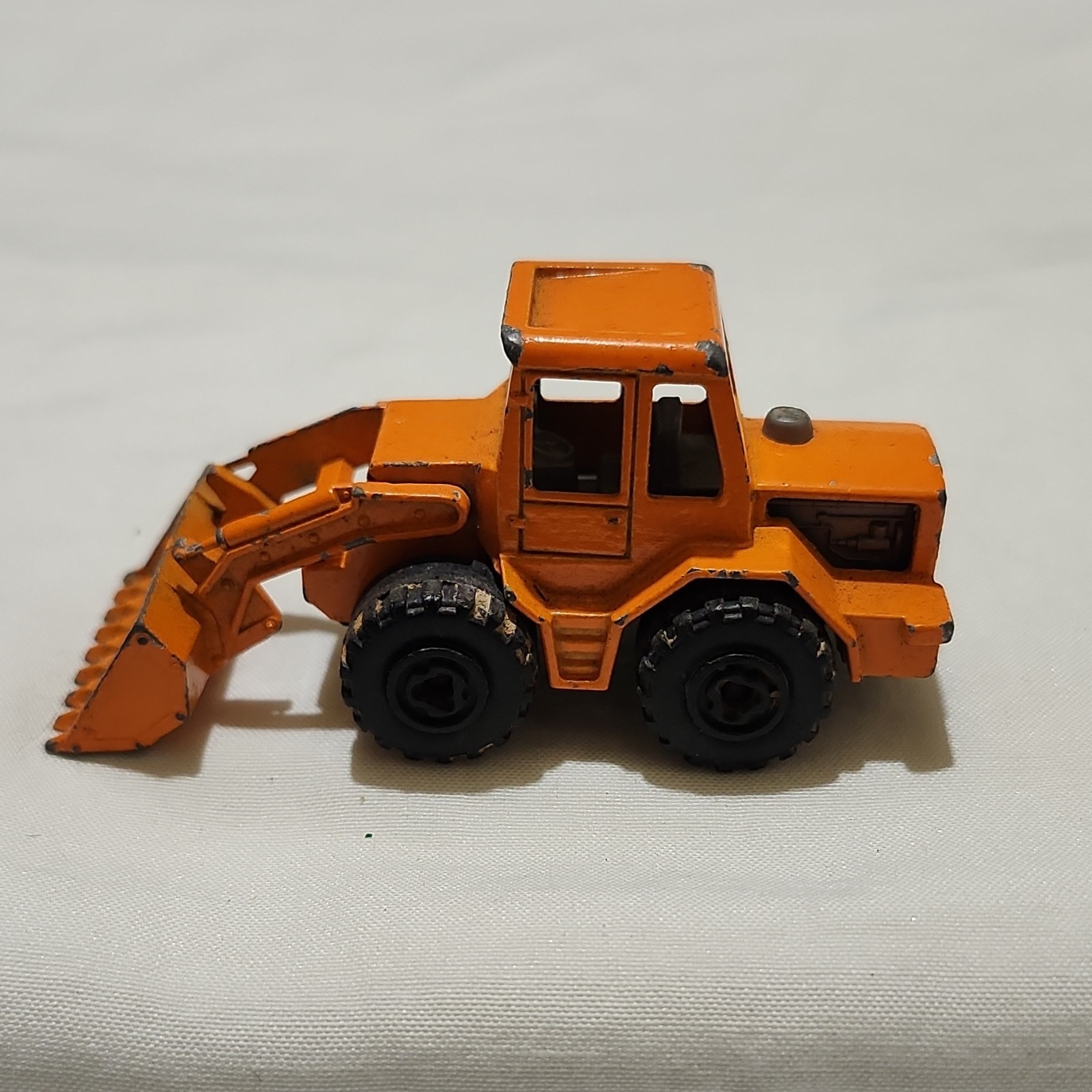 Majorette Diecast Construction Vehicle Orange Black Front Loader Toy