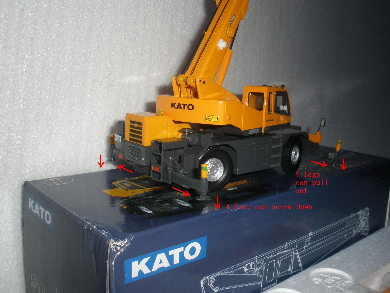 1/50 KATO SR-250Ri Premium Roughter Rough Terrain Off road Crane DieCast Model