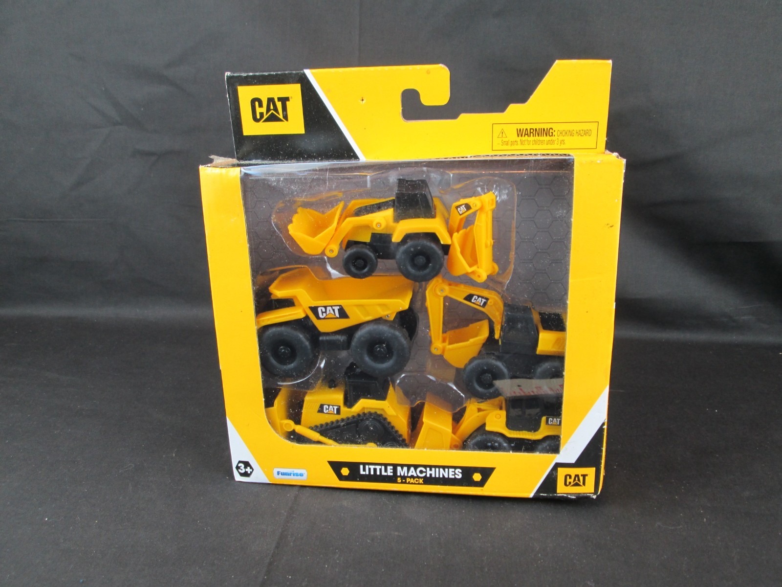 CAT Little Machines 5 Pack B Dump Truck Toy Building Vehicles For Kids Ages 3+