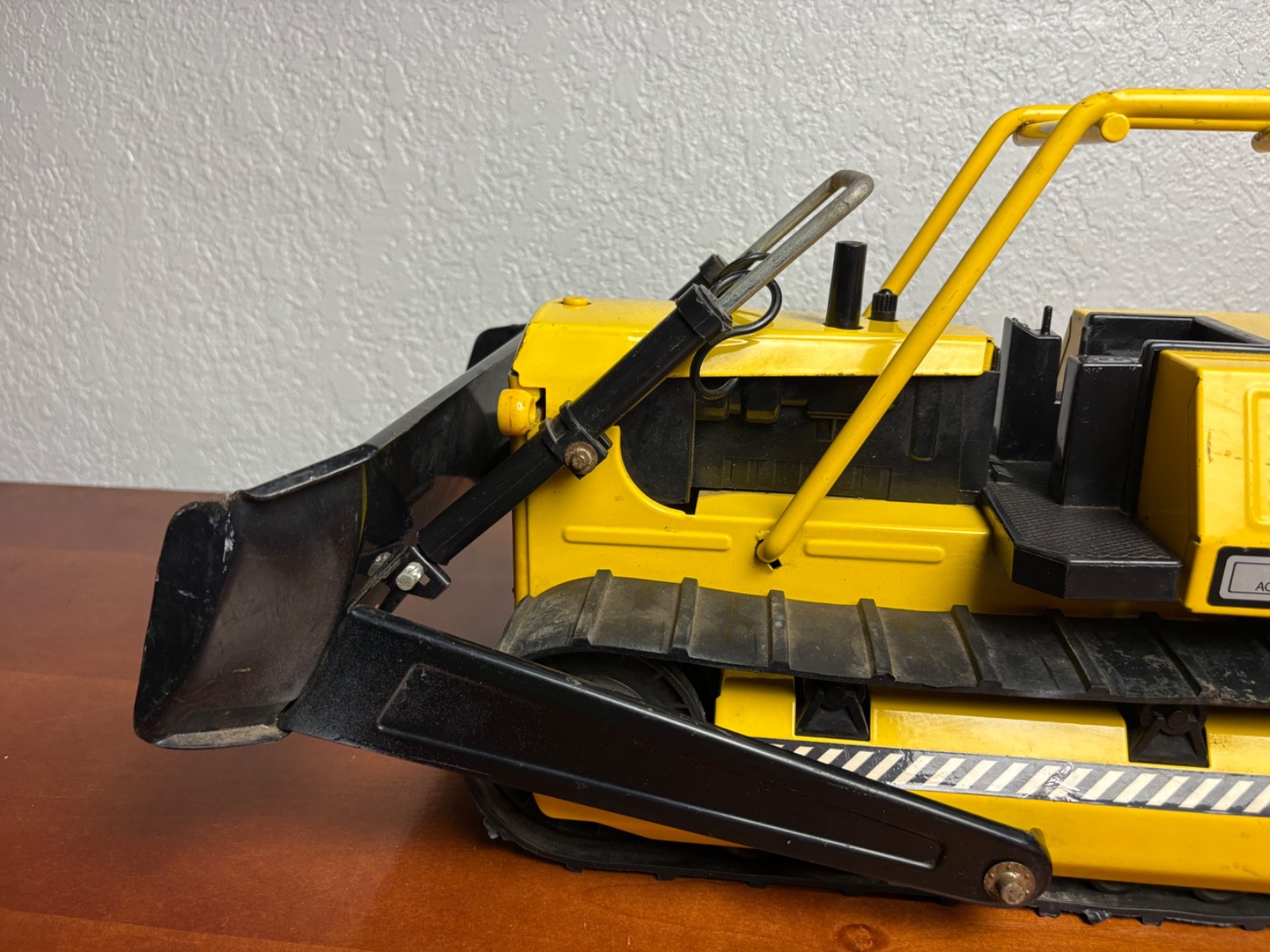 Vintage 80’s turbo diesel Bulldozer Pressed Steel Approx 17 inches Long