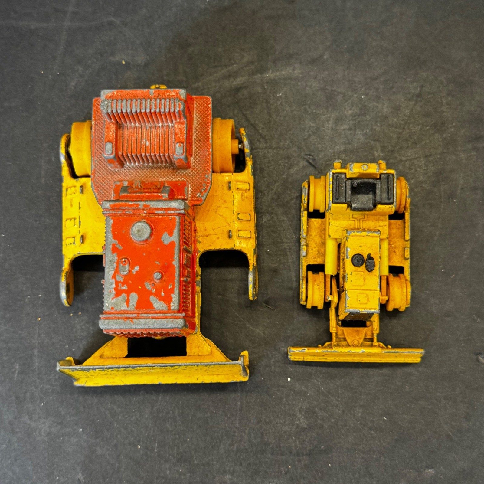 Vintage TootsieToy Bull Dozer and Ertl John Deere Diecast Bulldozer Toy Lot