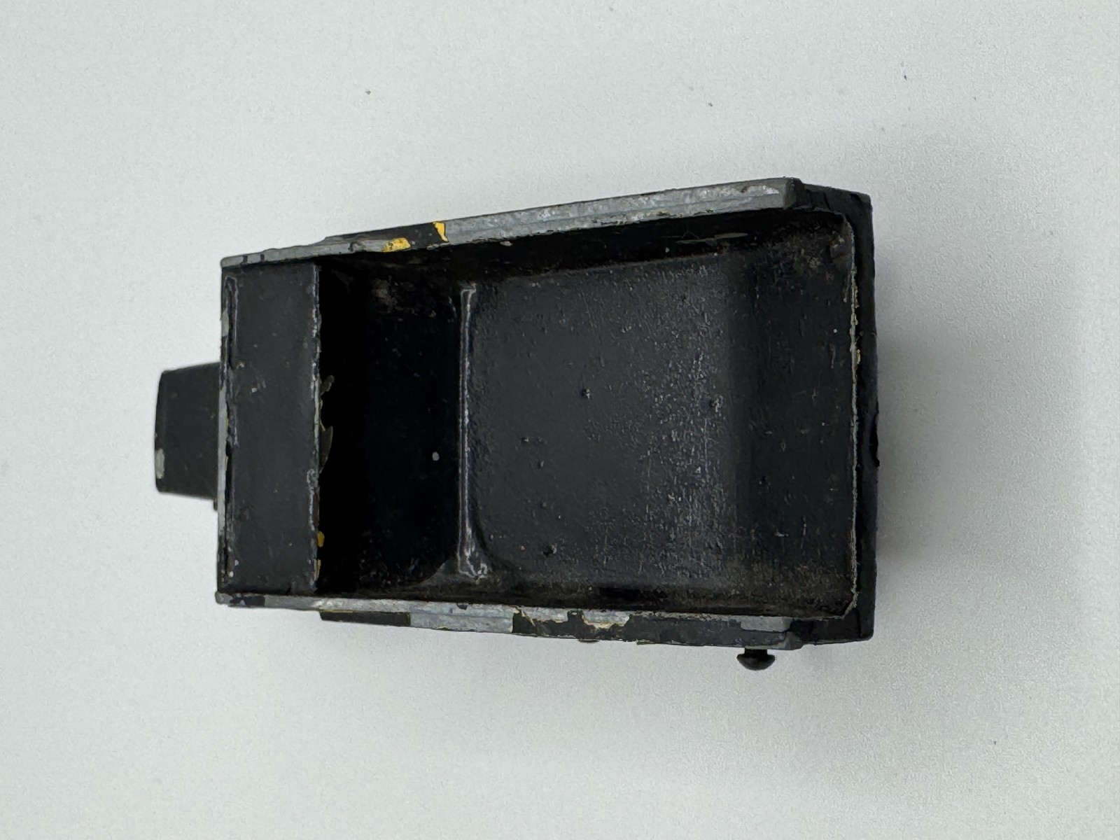 1964 MATCHBOX SERIES LESNEY NO 6-A EUCLID QUARRY TRUCK YELLOW BODY PAINTED BLACK