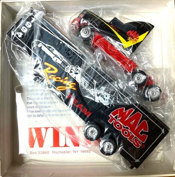 Winross 156 Tractor Trailer 1994 Mac Tools Racing Team 1/64 Die-cast MIB