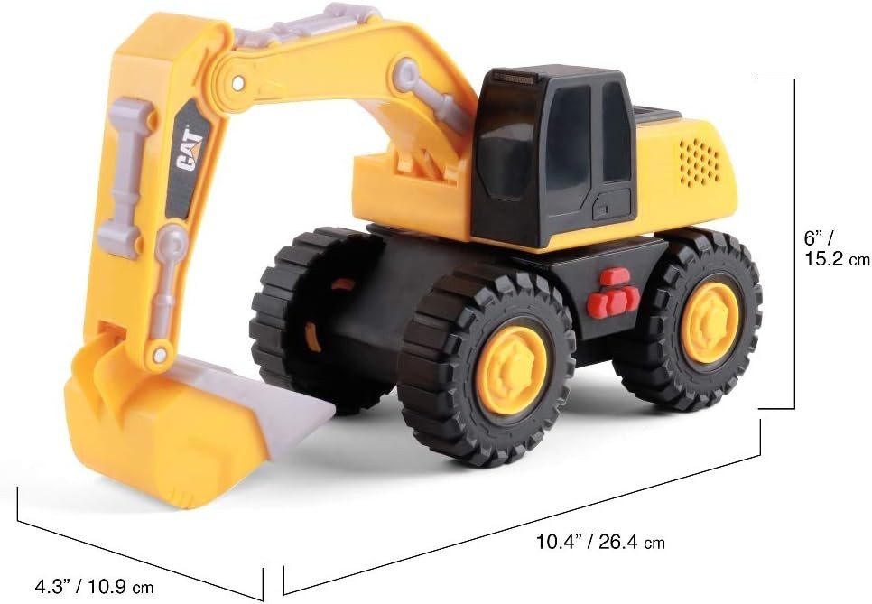 Realistic Toy Construction Vehicle with Lights and Sounds for Kids Aged 3 and Up