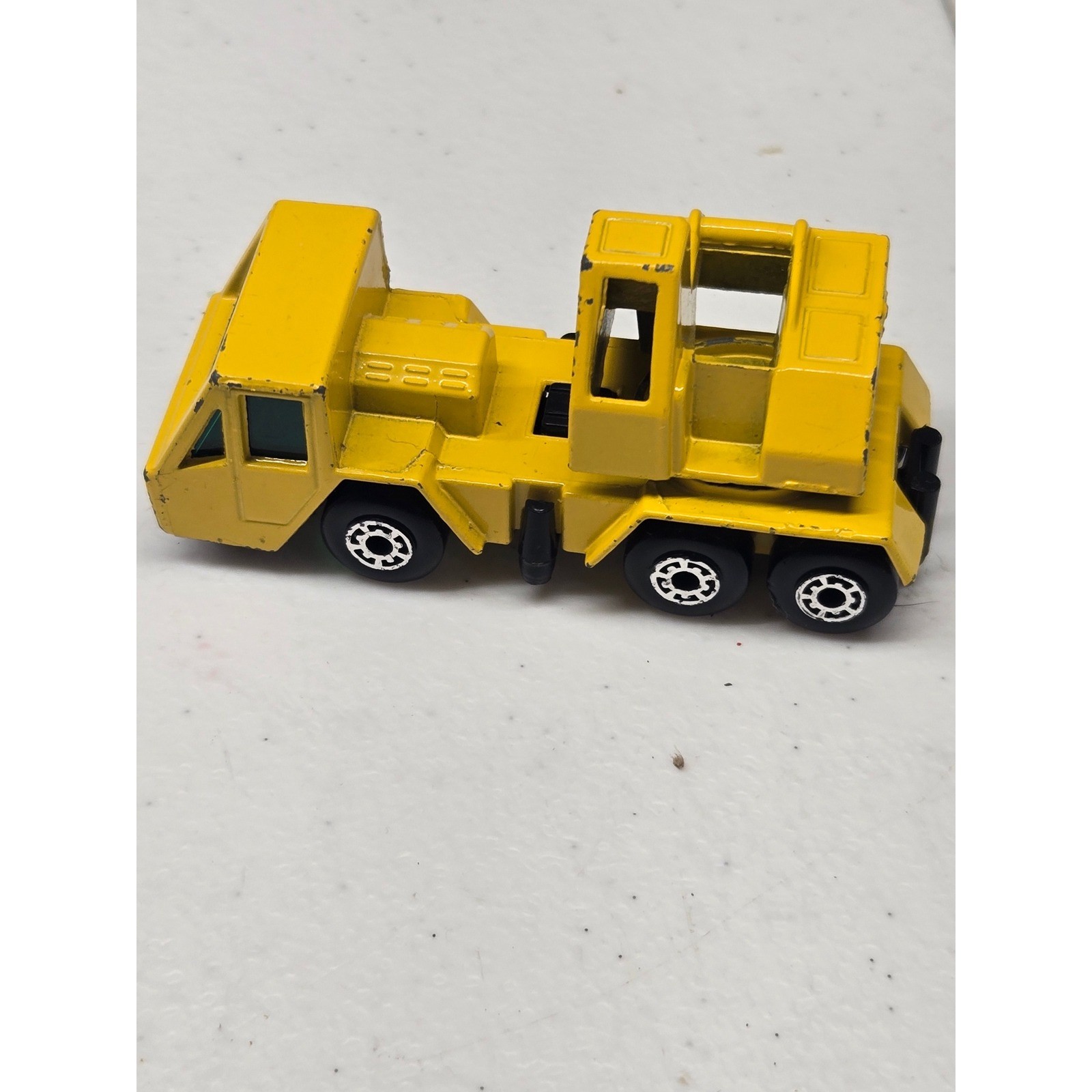 Vintage Matchbox Lesney Superfast No 49 Crane Truck Yellow Diecast 1976 England