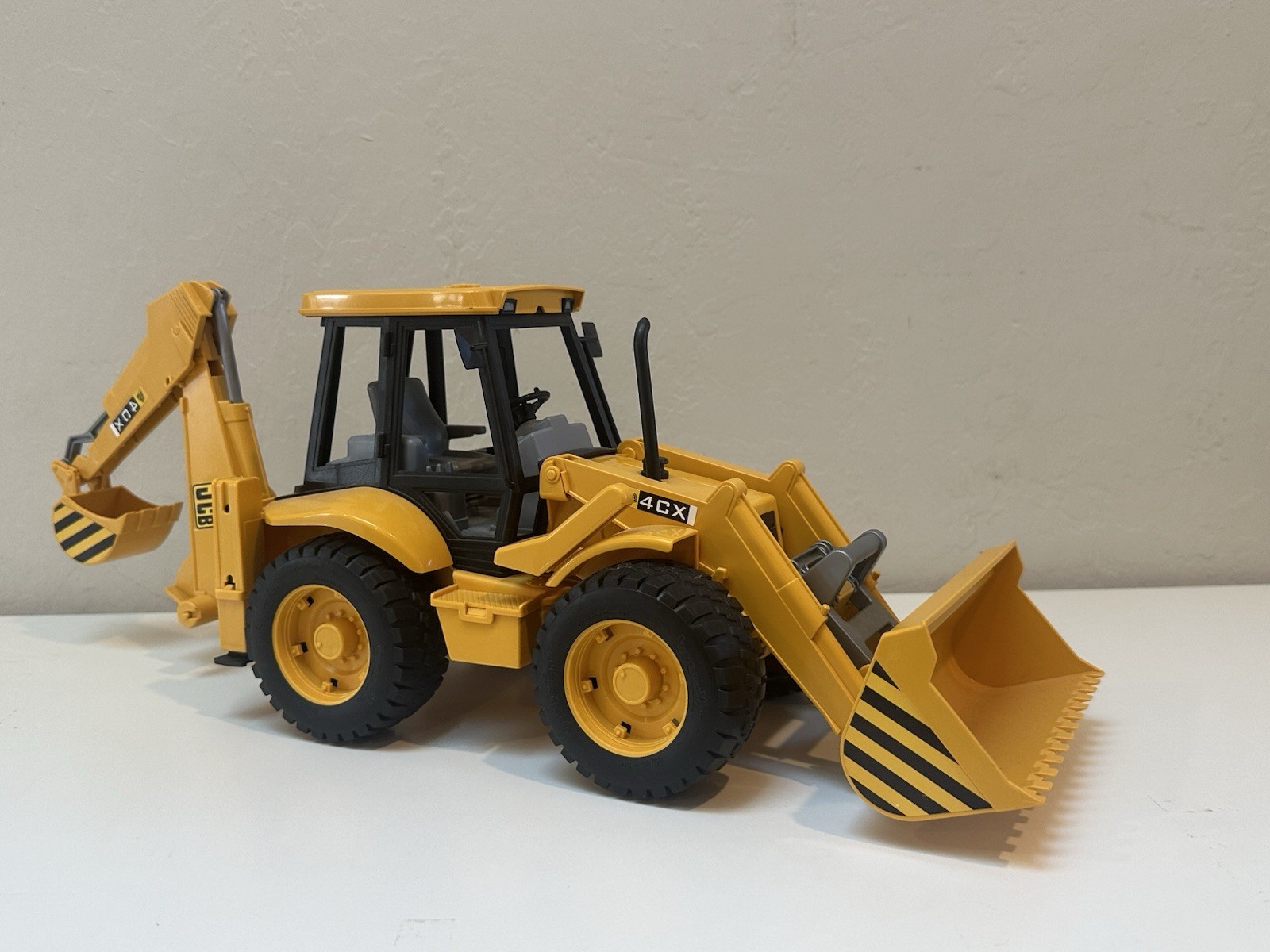 Bruder JCB 4CX Loader Backhoe 931/01 Construction Toy Germany COMPLETE