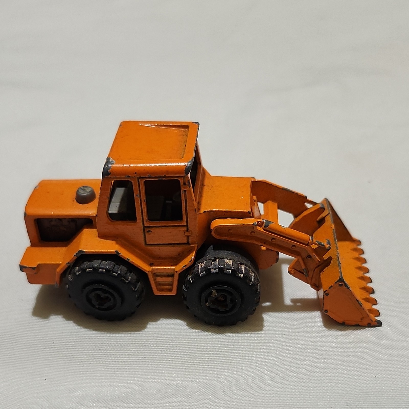 Majorette Diecast Construction Vehicle Orange Black Front Loader Toy