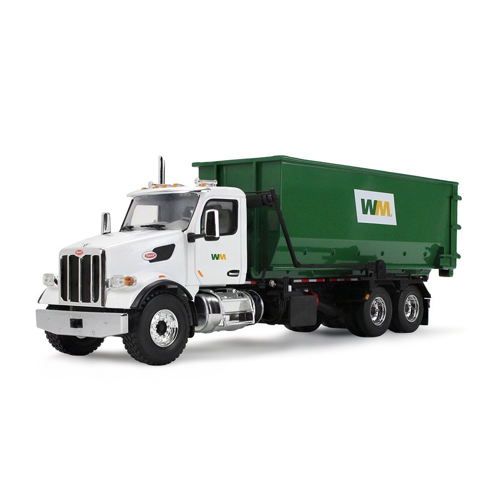 2026 First Gear 1:34 WASTE MANAGEMENT Peterbilt 567 40yd Roll-Off Container NIB!