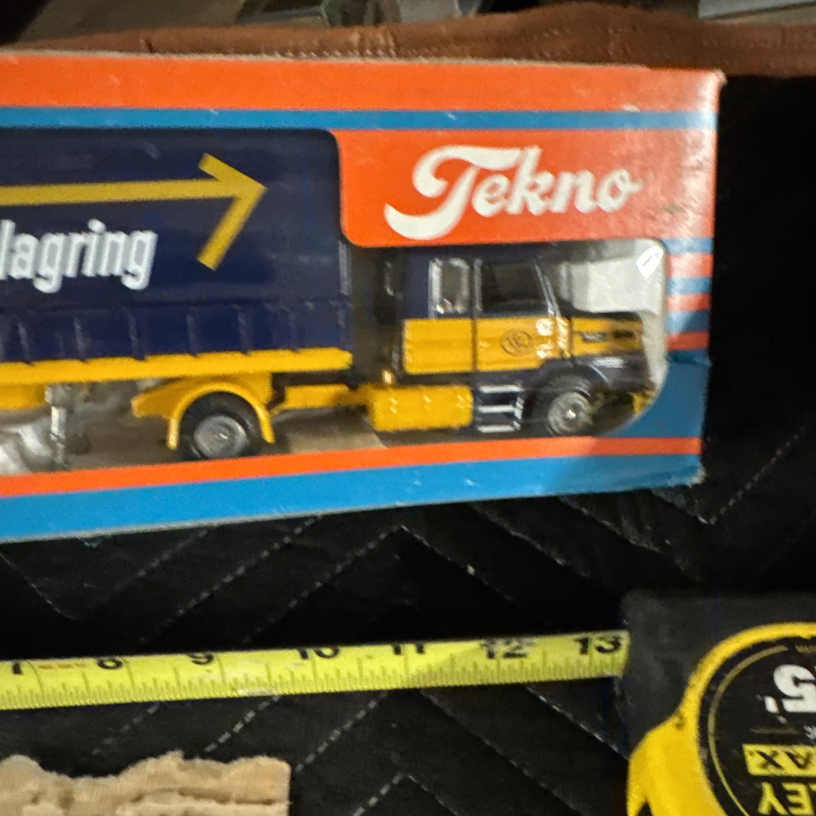 TEKNO 1/50 427 VOLVO F89 F 89 TRUCK WITH TRAILER ASG TRANSPORT