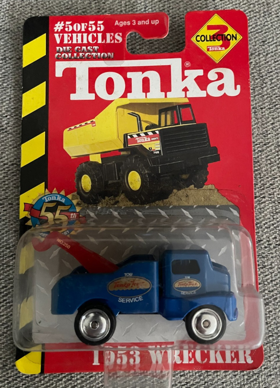 Lot of 4 Tonka 1953 Wrecker 1949 Dump Truck 1949 Utility Hauler Step Van DieCast