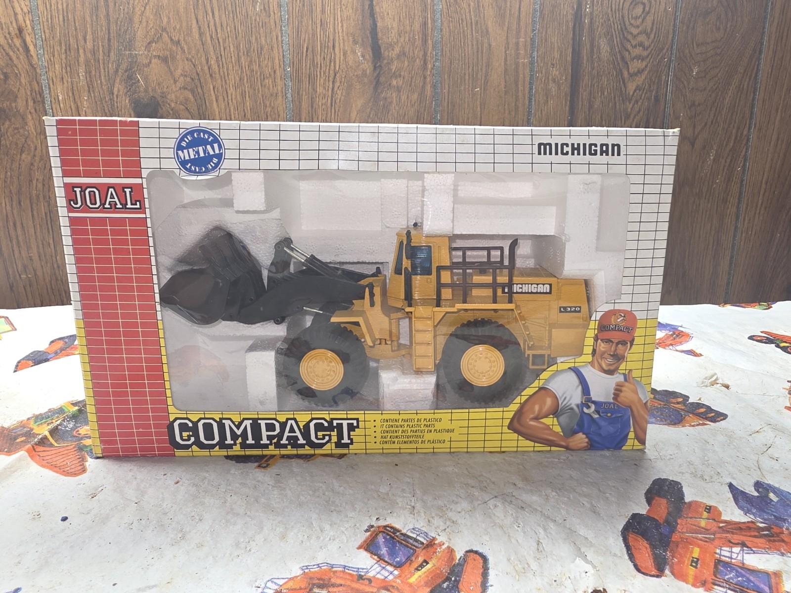 DIE CAST MOVIMENTO TERRA ” MICHIGAN COMPACT L320 PALA CARGADORA ” SCALA 1/50 …