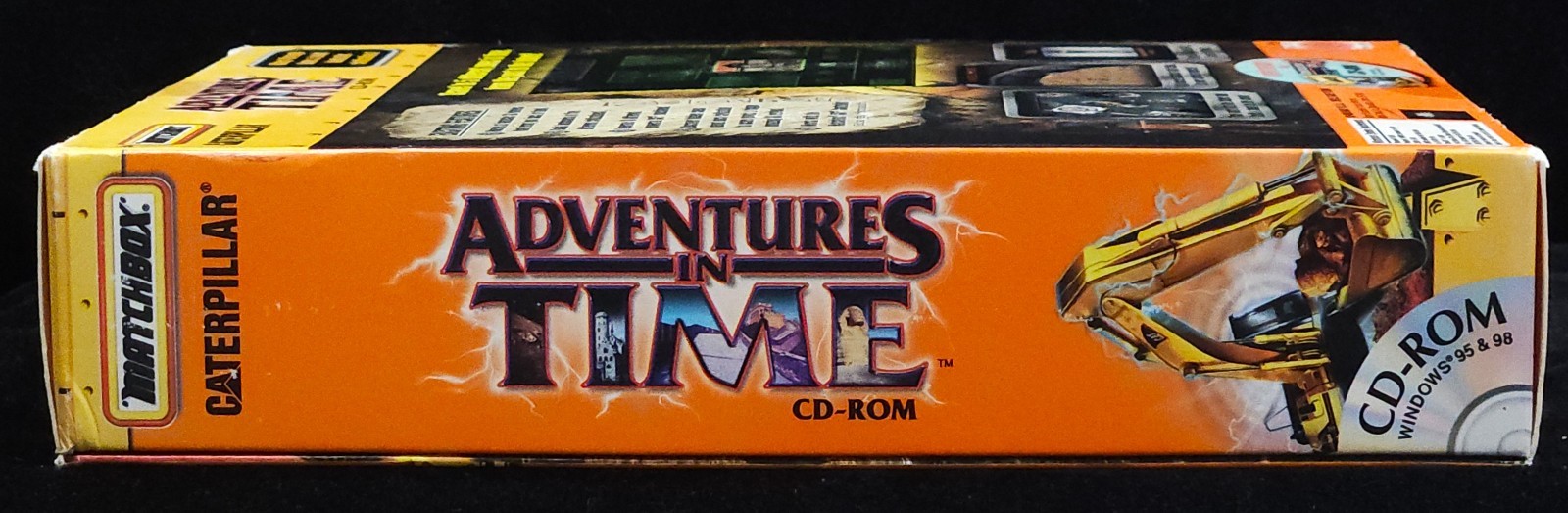 Matchbox Caterpillar Adventures in Time PC CD-ROM Game 2000 w/Diecast Dump Truck