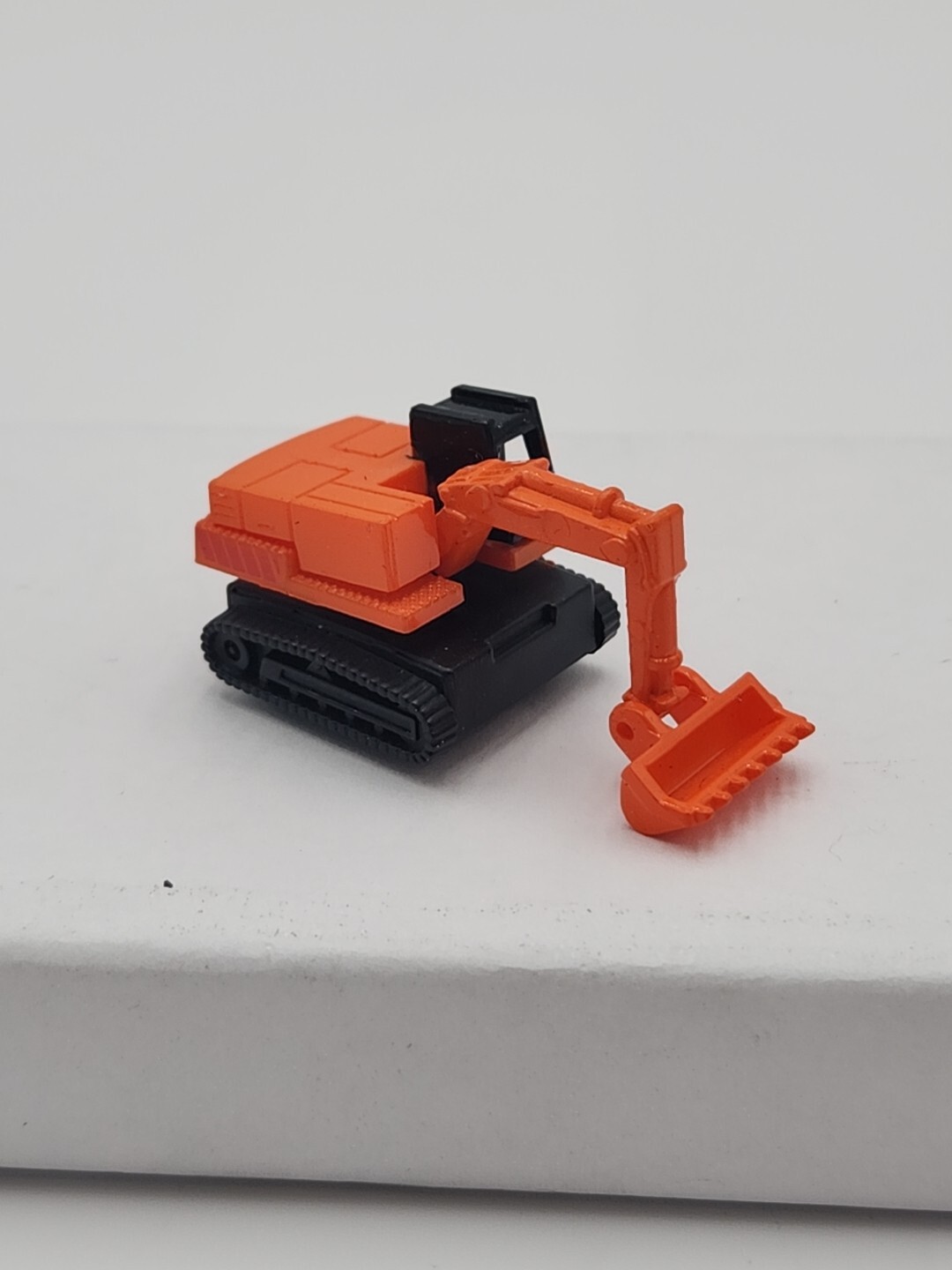 Micro Machine Orange and Black Excavator (Black Cab)