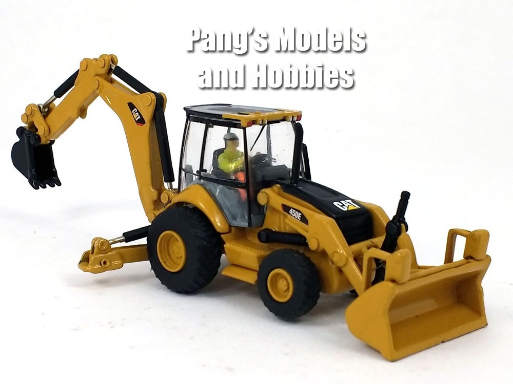 CAT 450E 450 Backhoe Loader 1/87 HO Scale Diecast Model – Diecast Masters