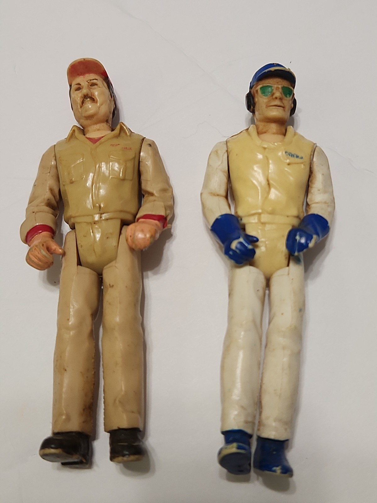 Vintage 1979 Tonka AJ Foyt Racing Team Mechanic & Flight Squadron Figures