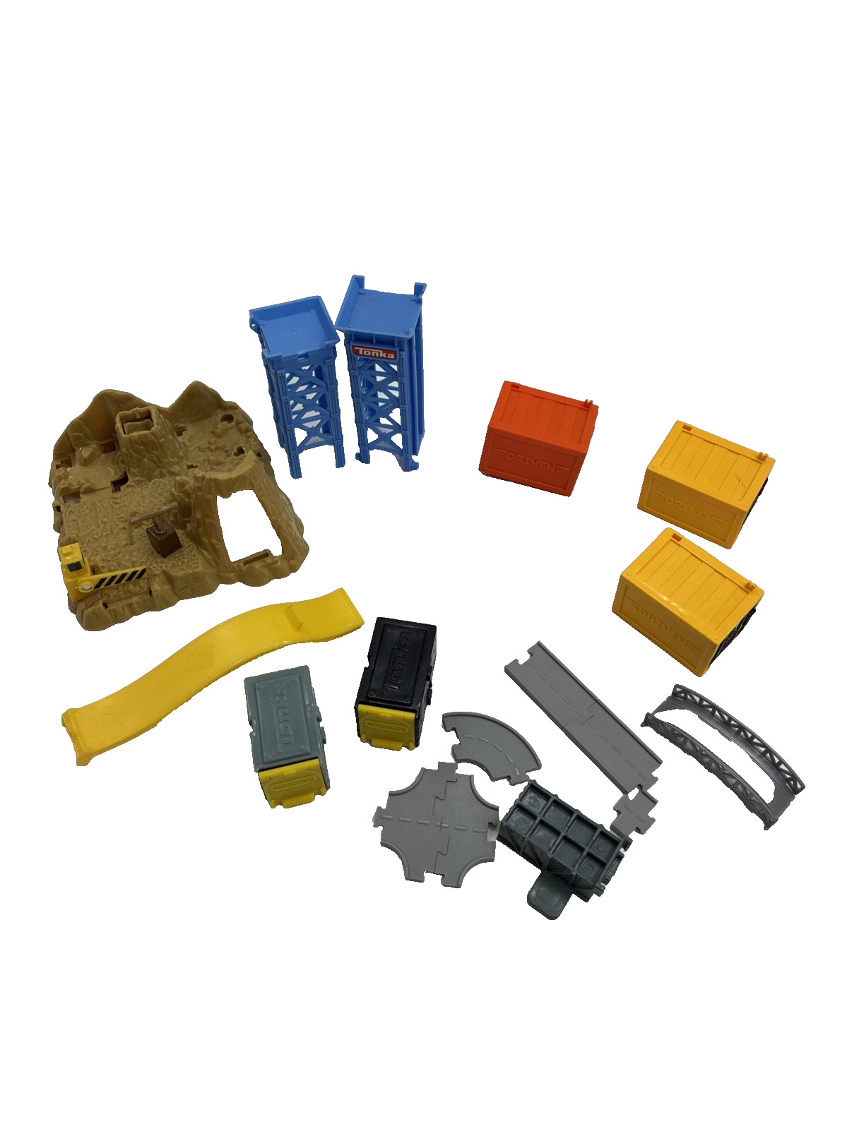 Tonka Construction Playset Parts Lot Dump Truck Accessories Loader
