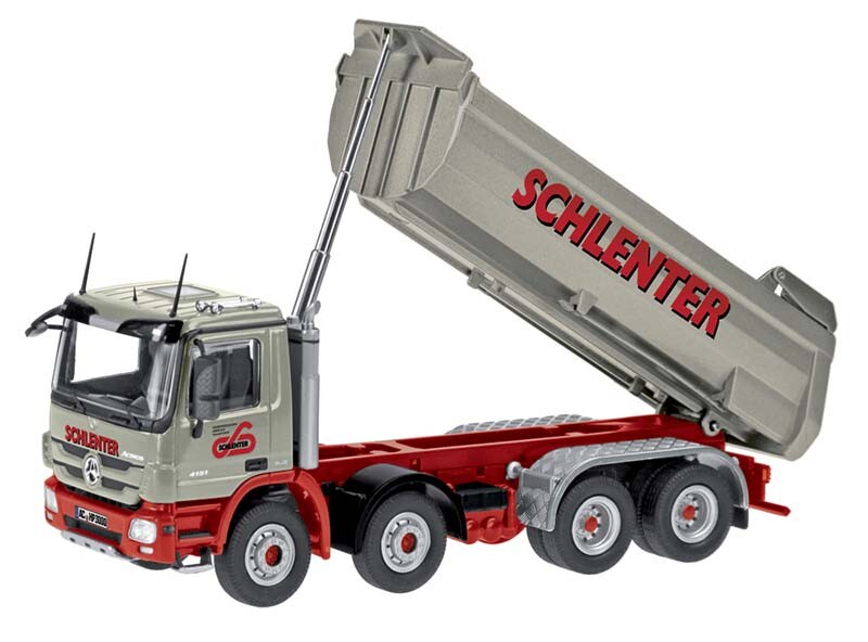 NZG 825-04 Mercedes -Benz Actros Halfpipe Dump Truck SCHLENTER 1/50 Die-cast MIB