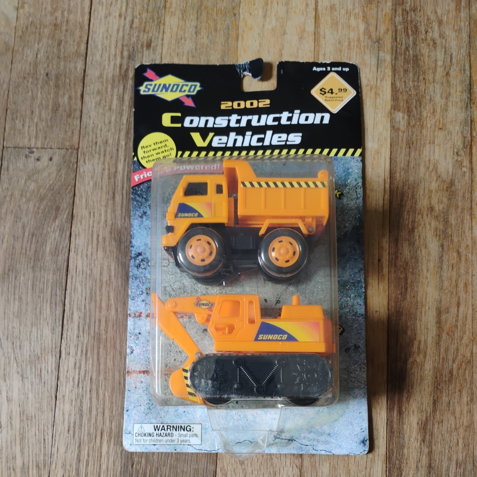 2002 SUNOCO Construction Vehicles. Friction-Powered. Excavator & Dump Truck