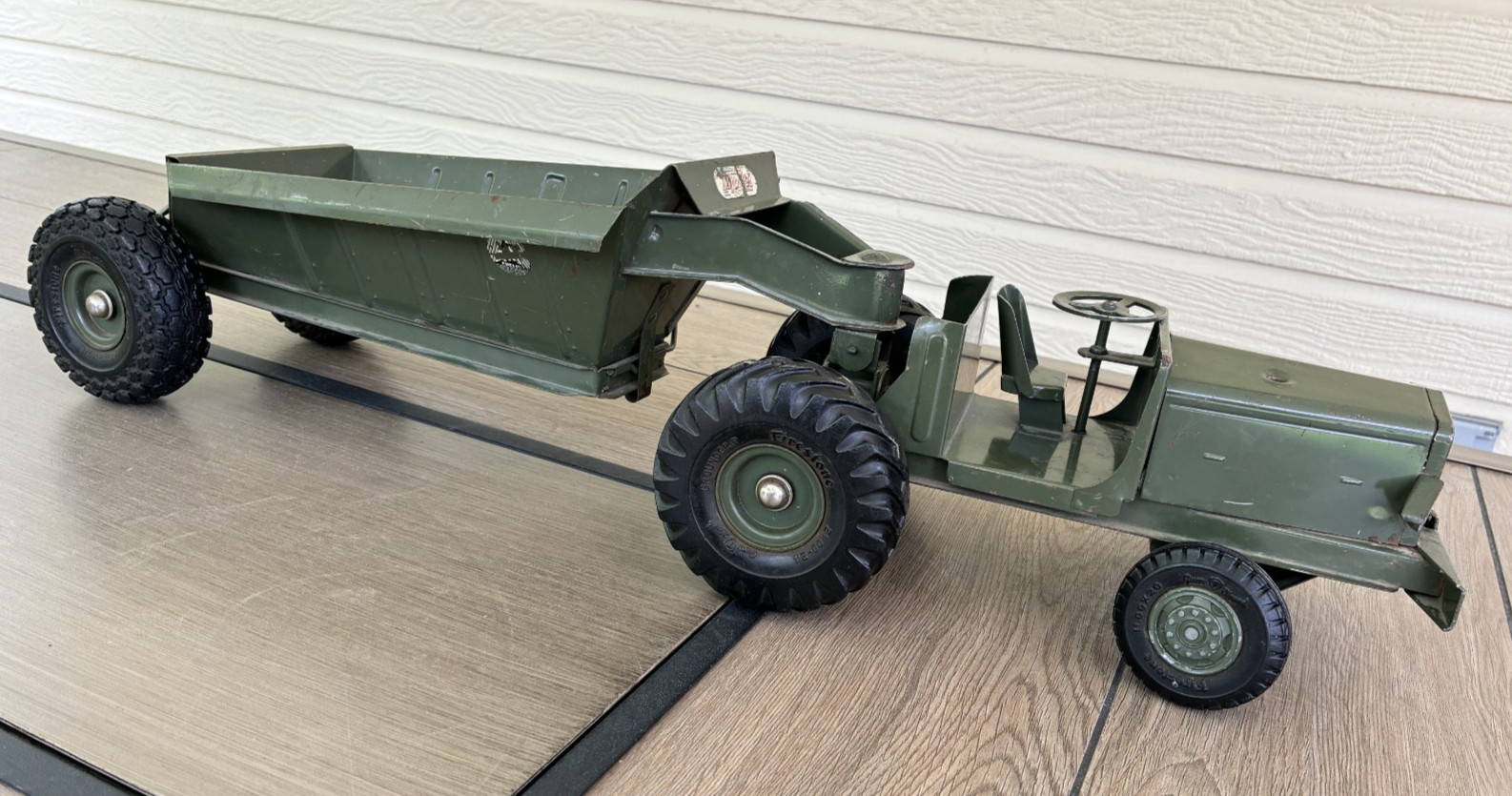 Vintage 1950s Doepke The Pioneer Live Bottom Earth Mover FAST SHIP From Colorado