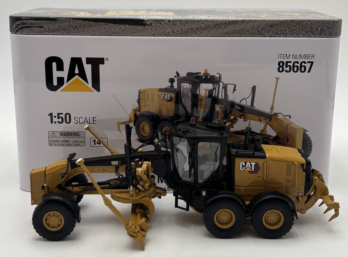 DieCast Masters 85667 1:50 High Line Series Caterpillar 150 Motor Grader