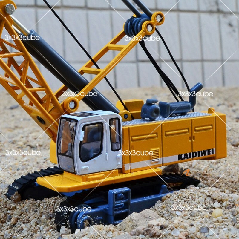 1:87 KDW 1891 Liebherr Track Excavator Tower Crane Engineering Diecast Model