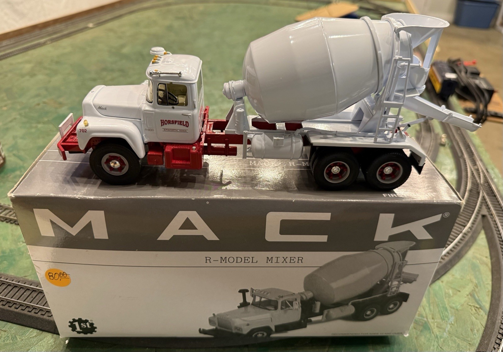 MACK R-Model Mixer, First Gear, 1:34 Scale, Die Cast
