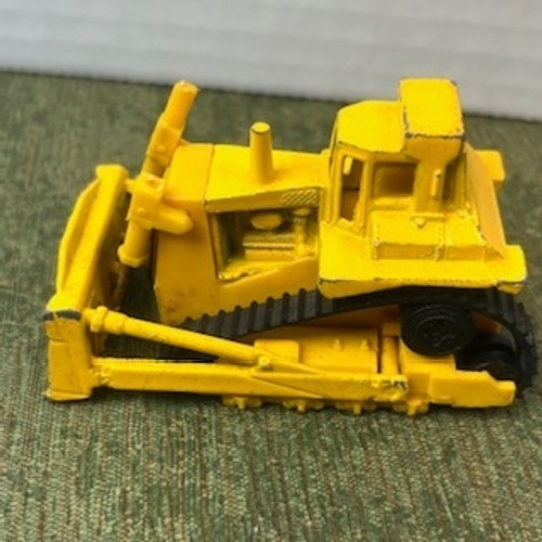 Hot Wheels Caterpillar Bulldozer Yellow Diecast 1979 Mattel Malaysia Vintage