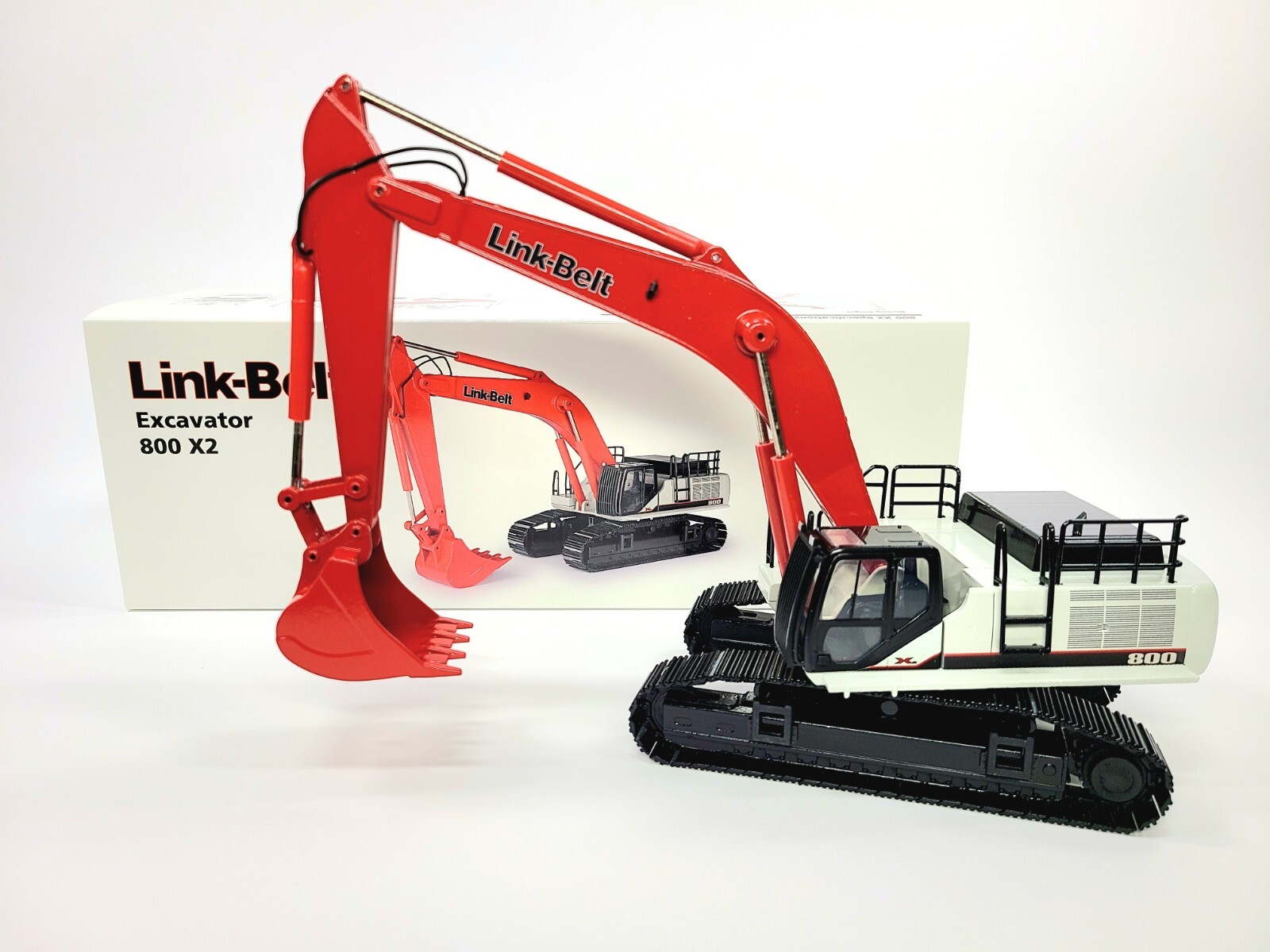 Link-Belt 800 X2 Excavator – Conrad 1:50 Scale Model #2939/02 New – Exclusive