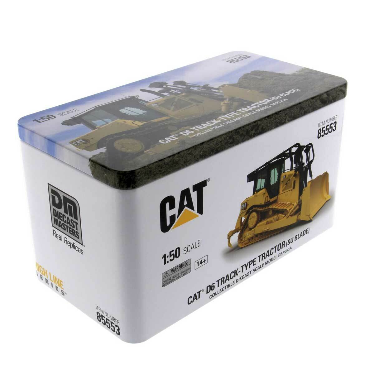 1/50 Caterpillar CAT D6 Track Tractor Dozer W/ SU Blade Diecast Masters 85553