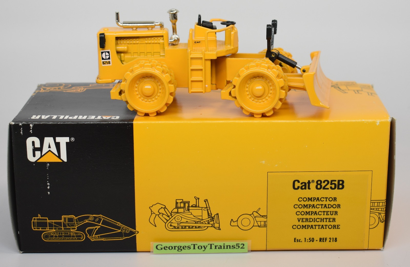 JOAL 1:50 SCALE DIE-CAST CATERPILLAR CAT 825B COMPACTOR 218 NIB