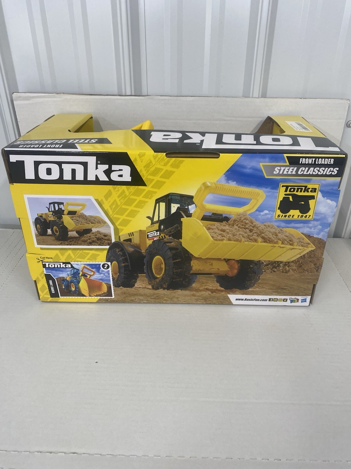 TONKA FRONT LOADER STEEL CLASSICS large toy original genuine BRAND NEW IN BOX