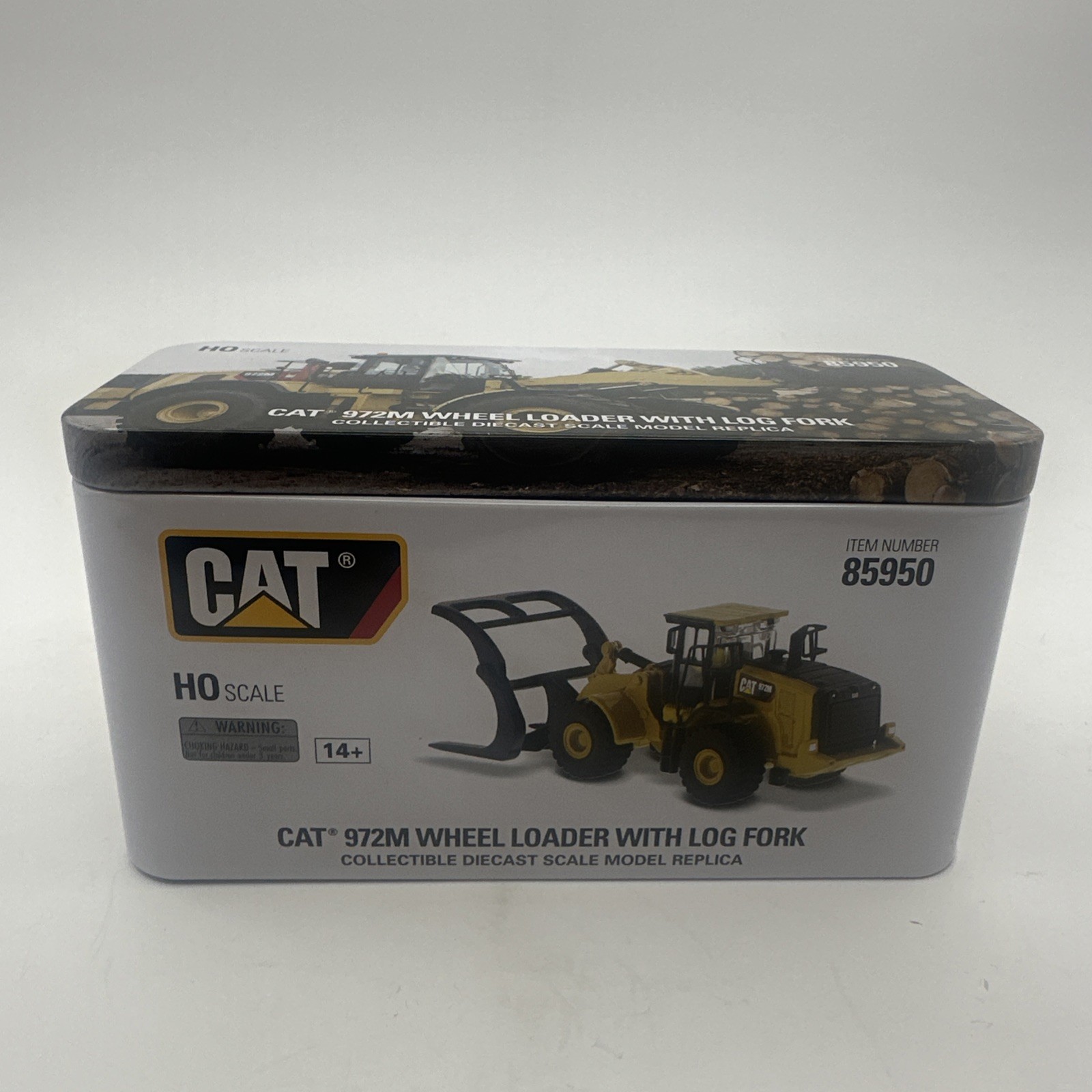CAT 972M Wheel Loader w/ Log Fork HO Scale Model – 85950 High Line Series