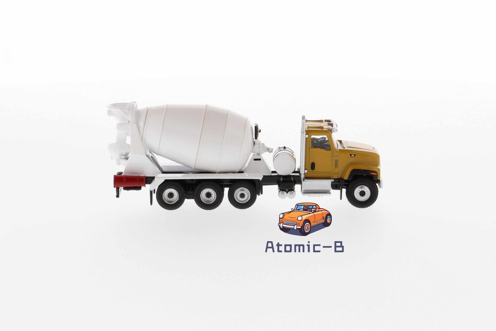 DM 1:87 CAT CT681 concrete mixer model engineering vehicle model quality 85512
